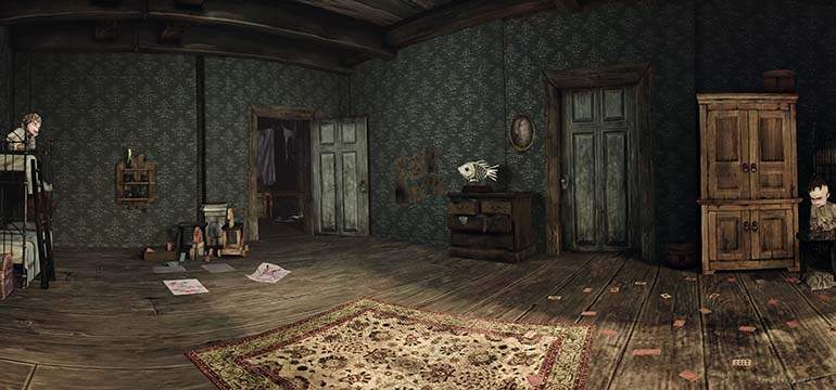 Alice Madness Returns Panorama the boys room